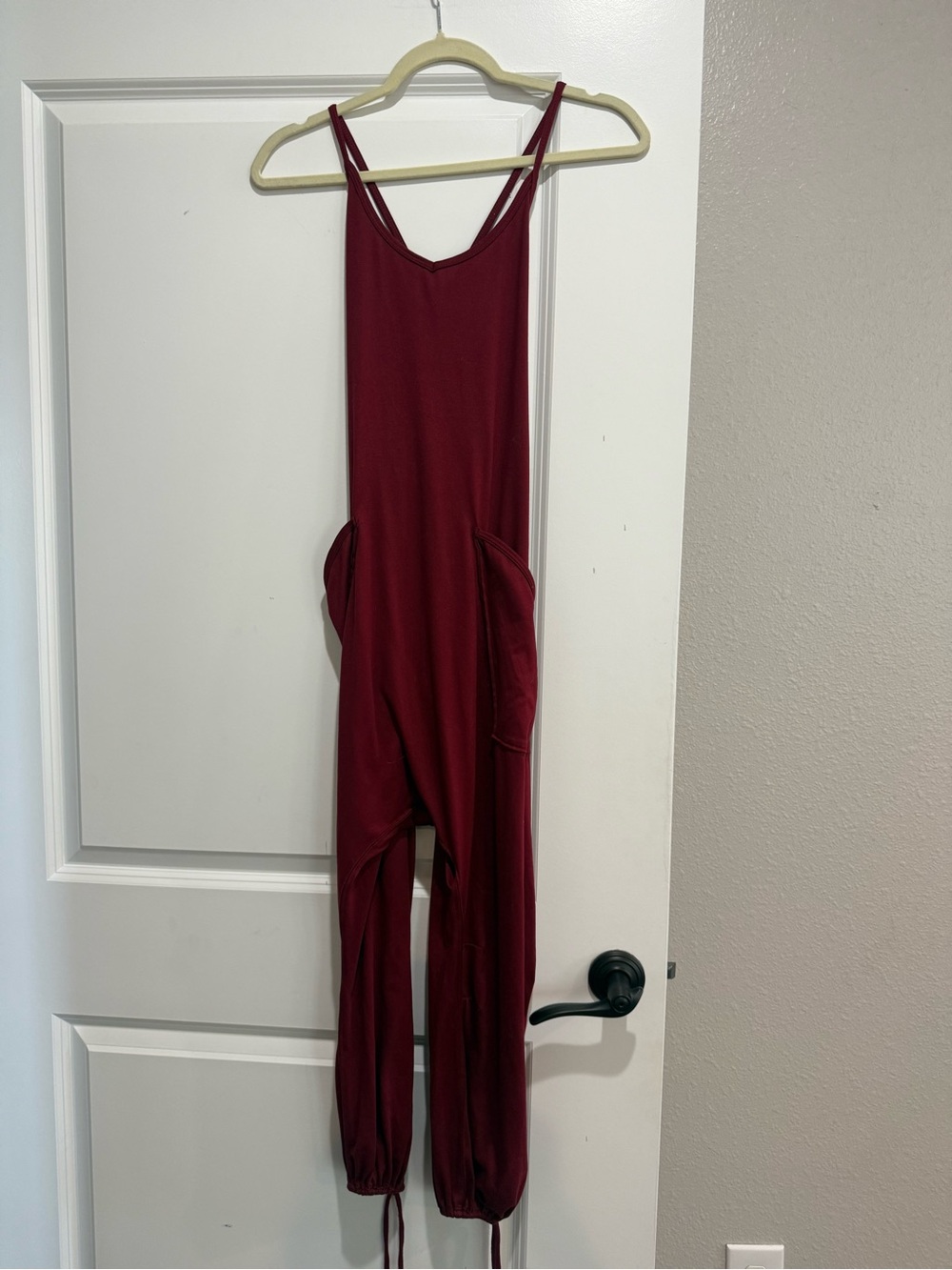 Tiger Friday Burgundy Jumpsuit with Pockets